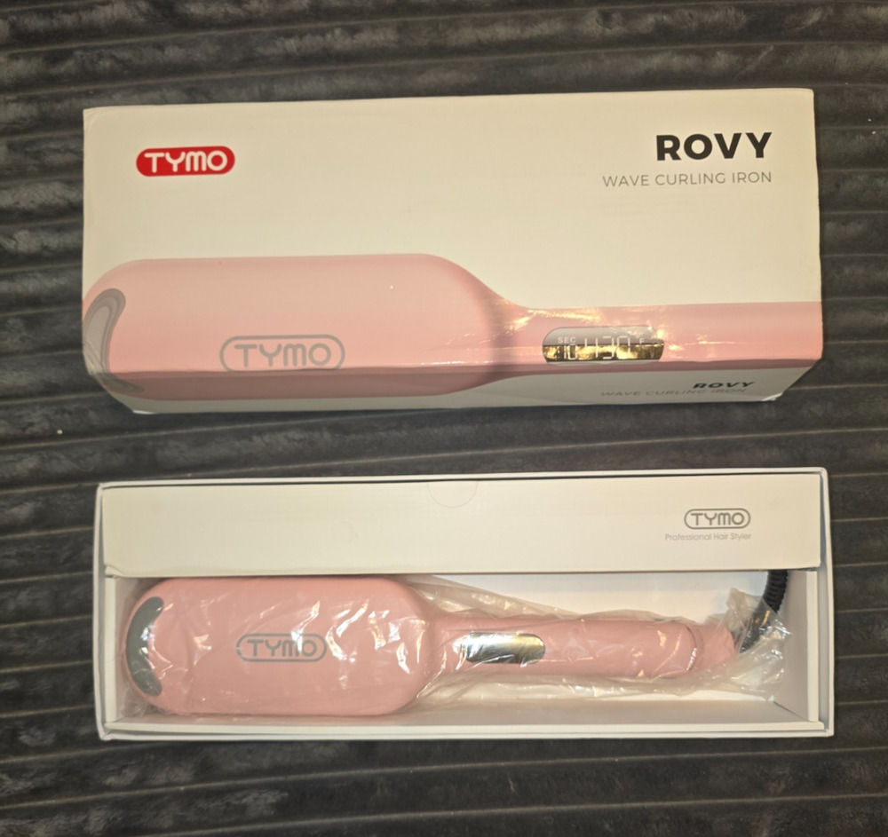 TYMO ROVY 1.25" Wave Curling Iron Pink Hair Waver Beach Waves Styler